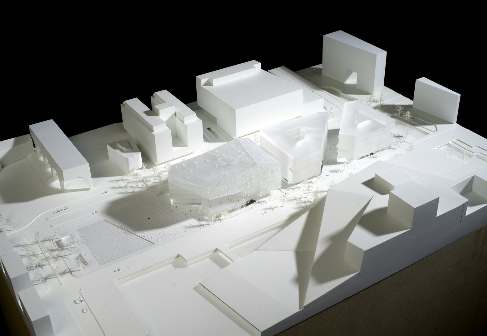 Image: Deichman Library Diagonale by Lund Hagem and Atelier Oslo site Model Overview
